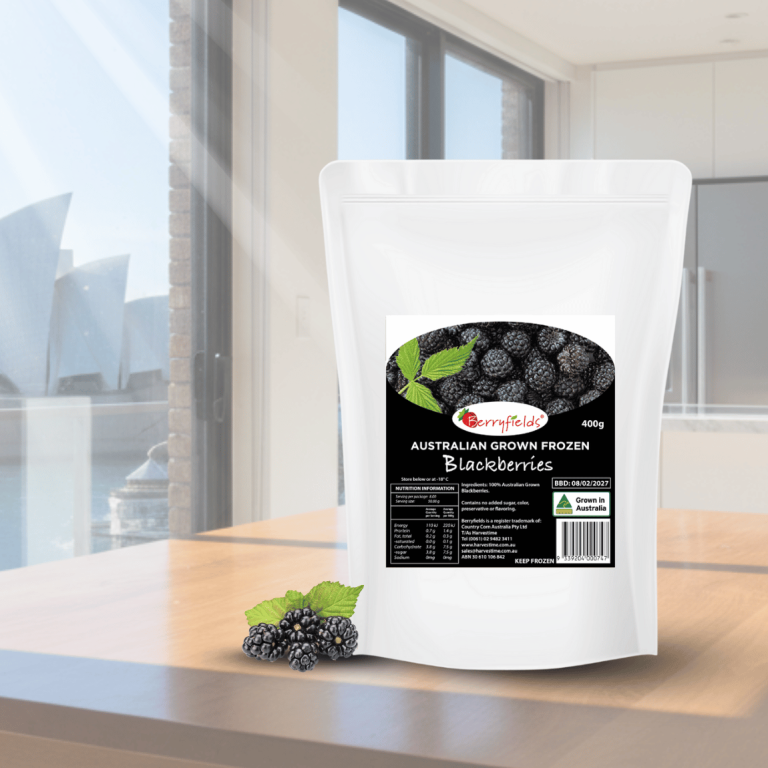 Berryfields Australian Blackberries 400g - Buy Online Sydney | Frozberries