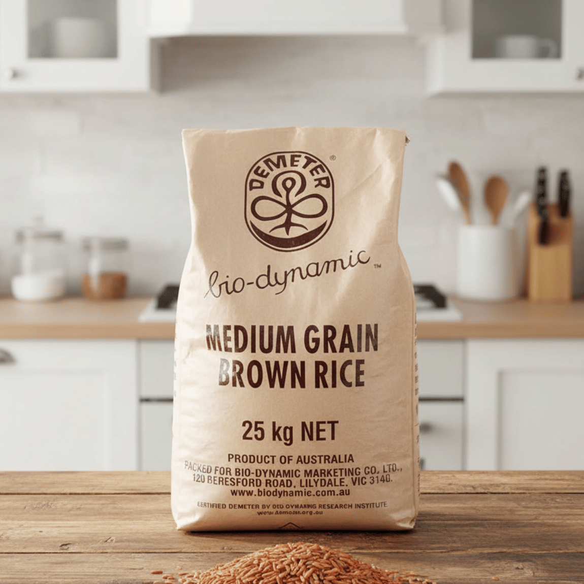 Bio Dynamics Brown Rice 25kg - Buy Online Sydney | Frozberries