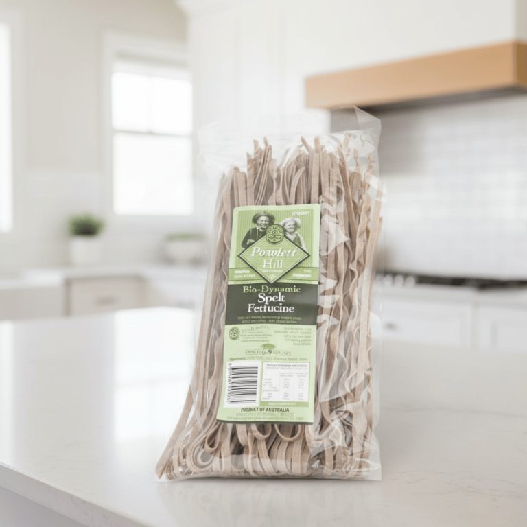 Biodynamics Spelt Fettucine 375g - Buy Online Sydney | Frozberries
