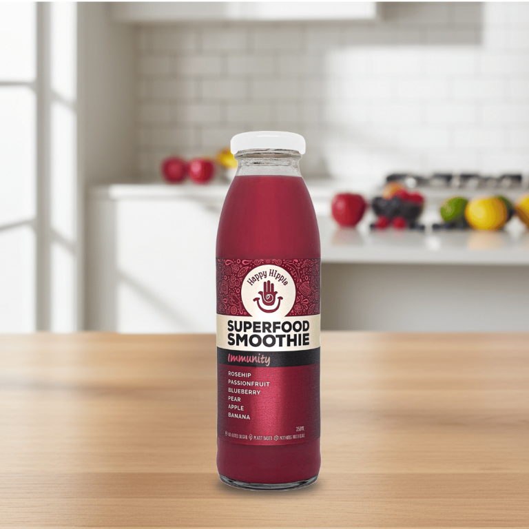 Happy Hippie Immunity Superfood Smoothie 350ml - Buy Online Sydney | Frozberries