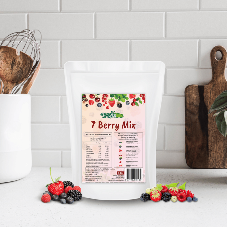 Harvestime 7 Berry Mix 1kg - Buy Online Sydney | Frozberries