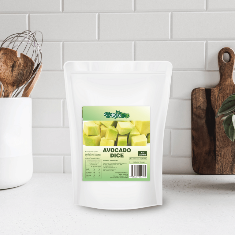 Harvestime Avocado Dice 300g - Buy Online Sydney | Frozberries
