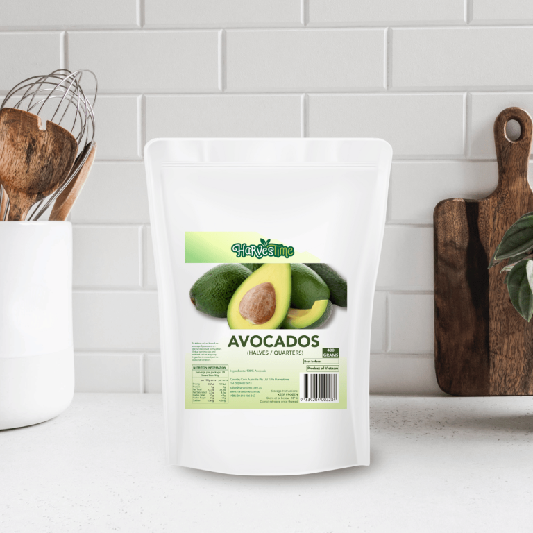 Harvestime Avocado Halves and Quarters 400g - Buy Online Sydney | Frozberries