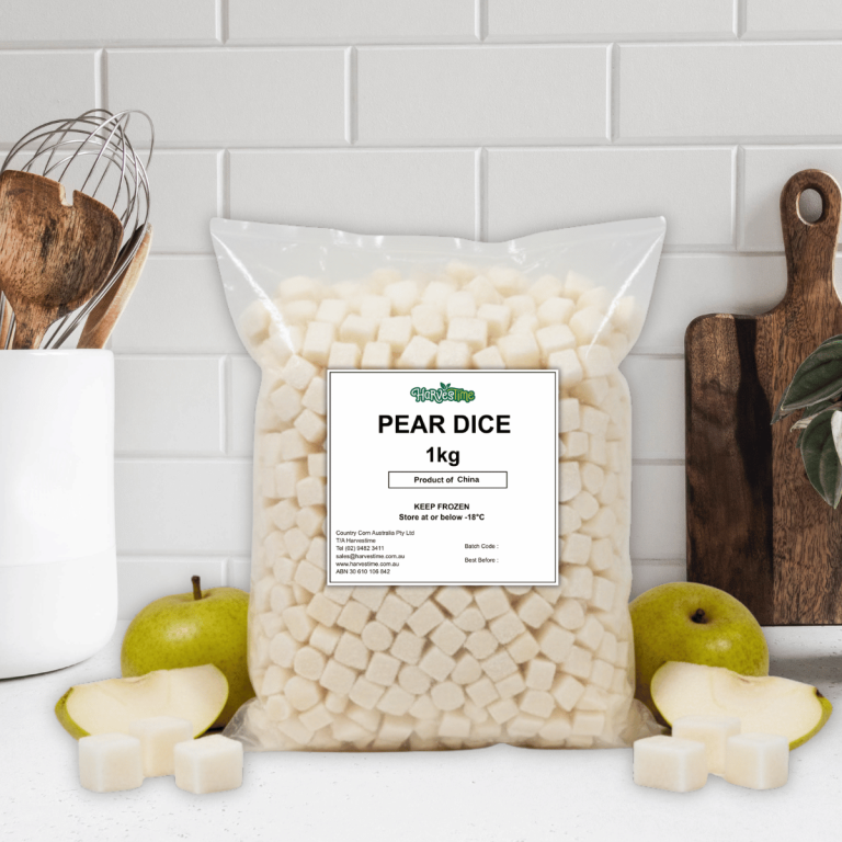 Harvestime Pear Dice 1Kg - Buy Product Online Sydney NSW | Frozberries
