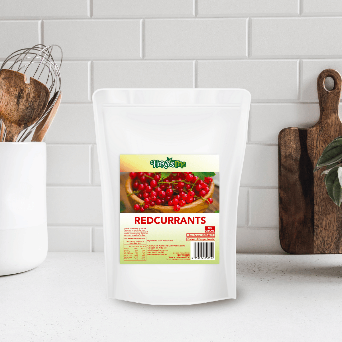 Harvestime Redcurrants 400g - Buy Online Sydney | Frozberries
