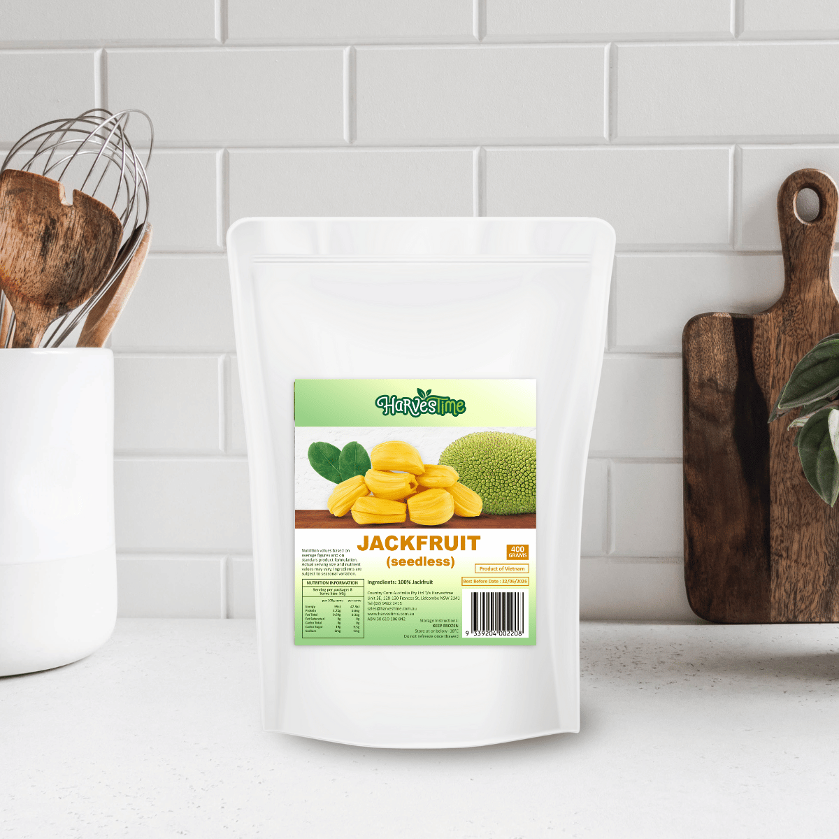 Harvestime Jackfruit Seedless 400g - Buy Online Sydney | Frozberries