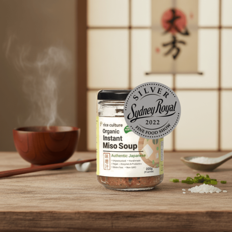 Rice Culture Organic Instant Miso Soup Authentic Japanese 220g - Buy Online Sydney | Frozberries