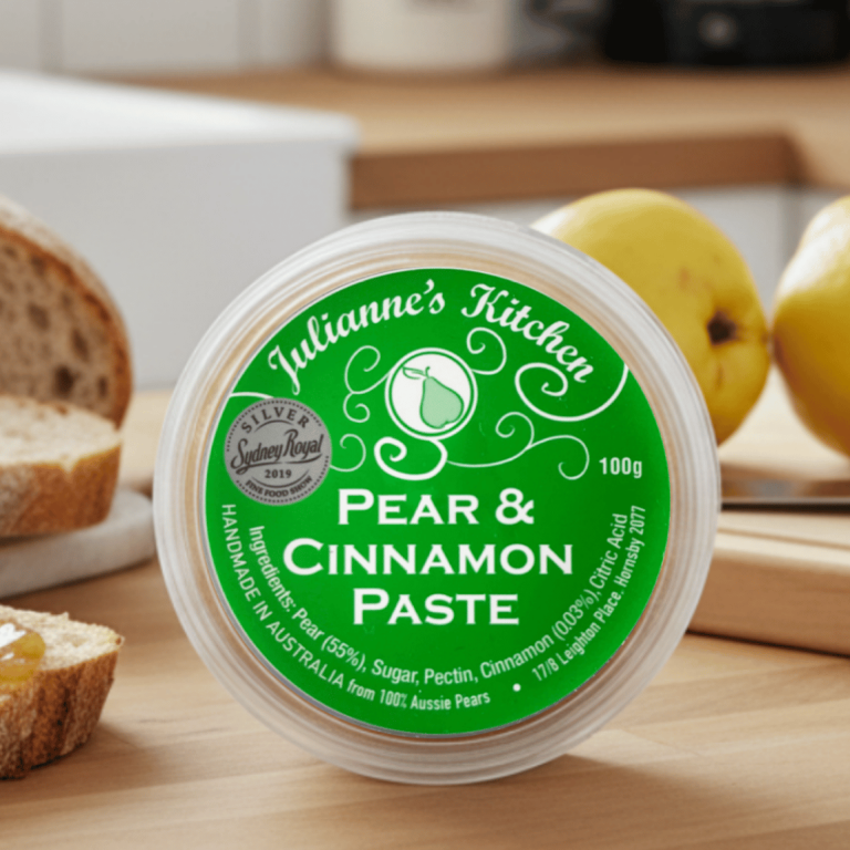 Julianne’s Kitchen Pear Cinnamon Paste 100g - Buy Online Sydney | Frozberries