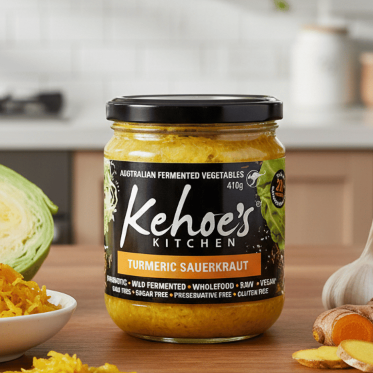 Kehoe's Turmeric Sauerkraut 410g - Buy Online Sydney | Frozberries