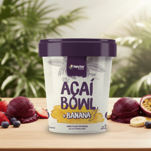 Nectar Fruits Acai Banana Sorbet 500g - Buy Online Sydney | Frozberries