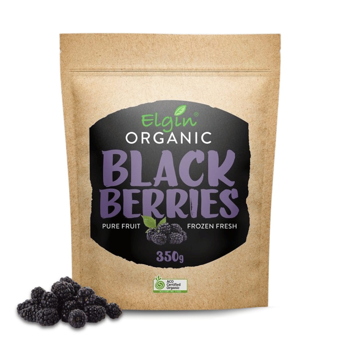 Organic Blackberries 350g Elgin Organic Blackberries 350g - Buy Online Sydney | Frozberries