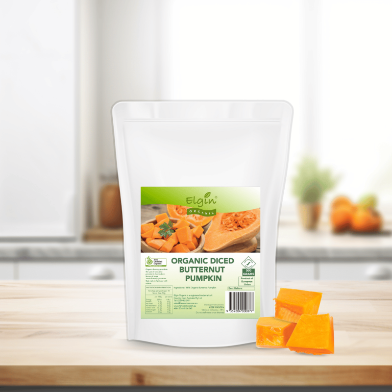 Elgin Organic Butternut Pumpkin 500g - Buy Online Sydney | Frozberries