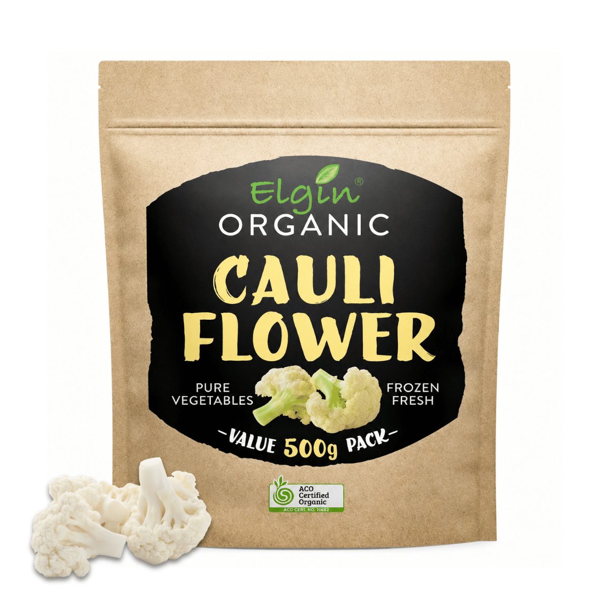 Elgin Organic Cauliflower 500g - Buy Online Sydney | Frozberries
