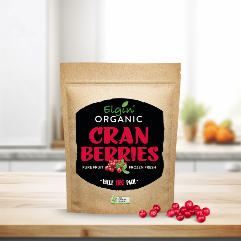 Elgin Organic Cranberries 1Kg - Buy Online Sydney | Frozberries