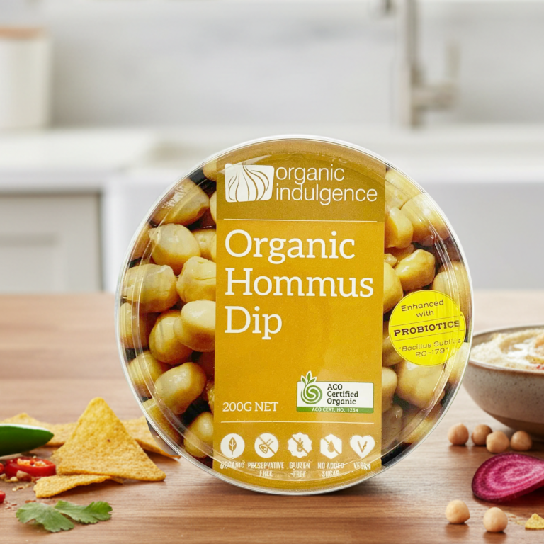 Organic Indulgence Hommus Dip 200g - Buy Online Sydney | Frozberries
