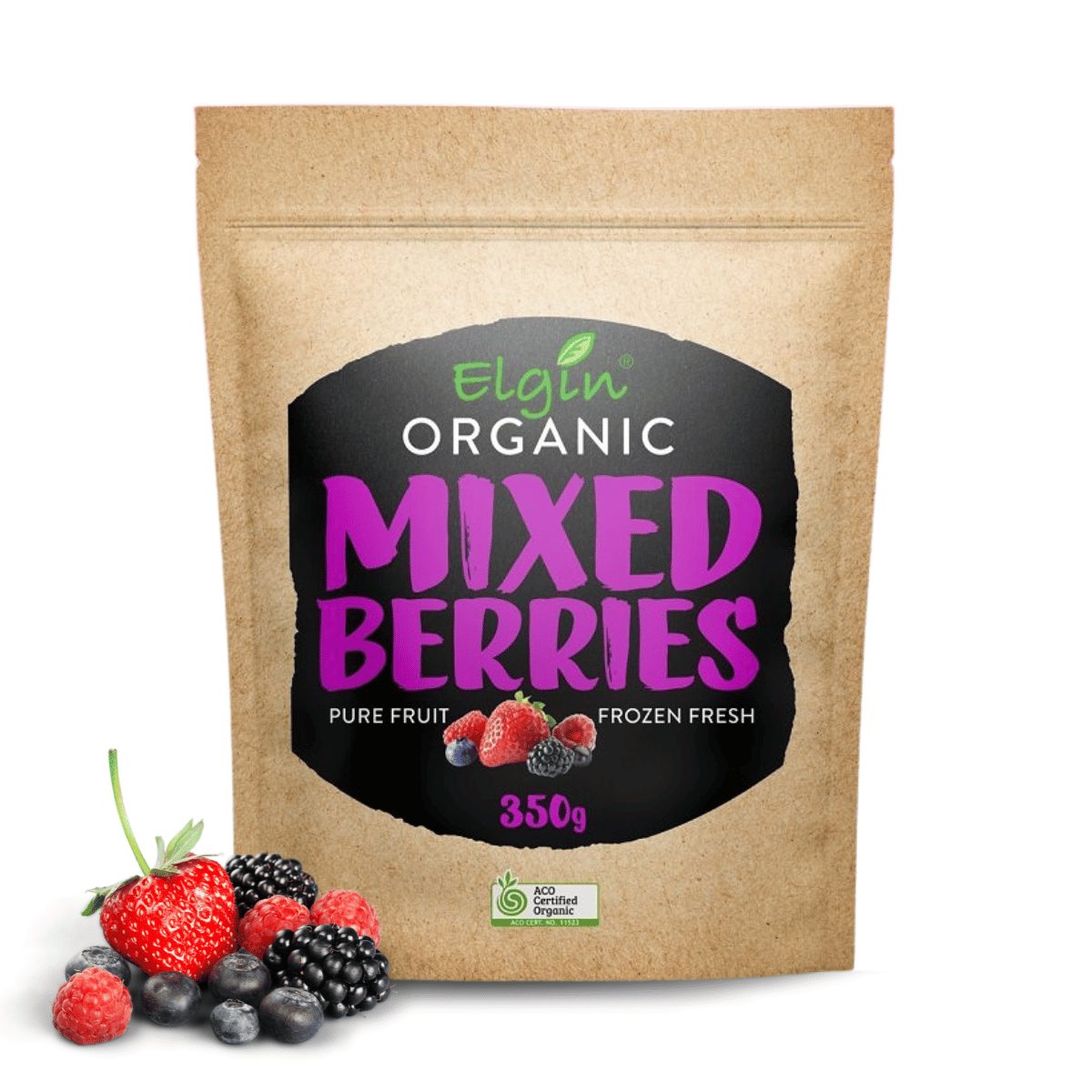 Elgin Organic Mixed Berries 350g - Buy Online Sydney | Frozberries