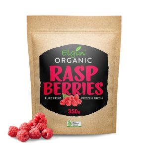 Elgin Organic Raspberries 350g
