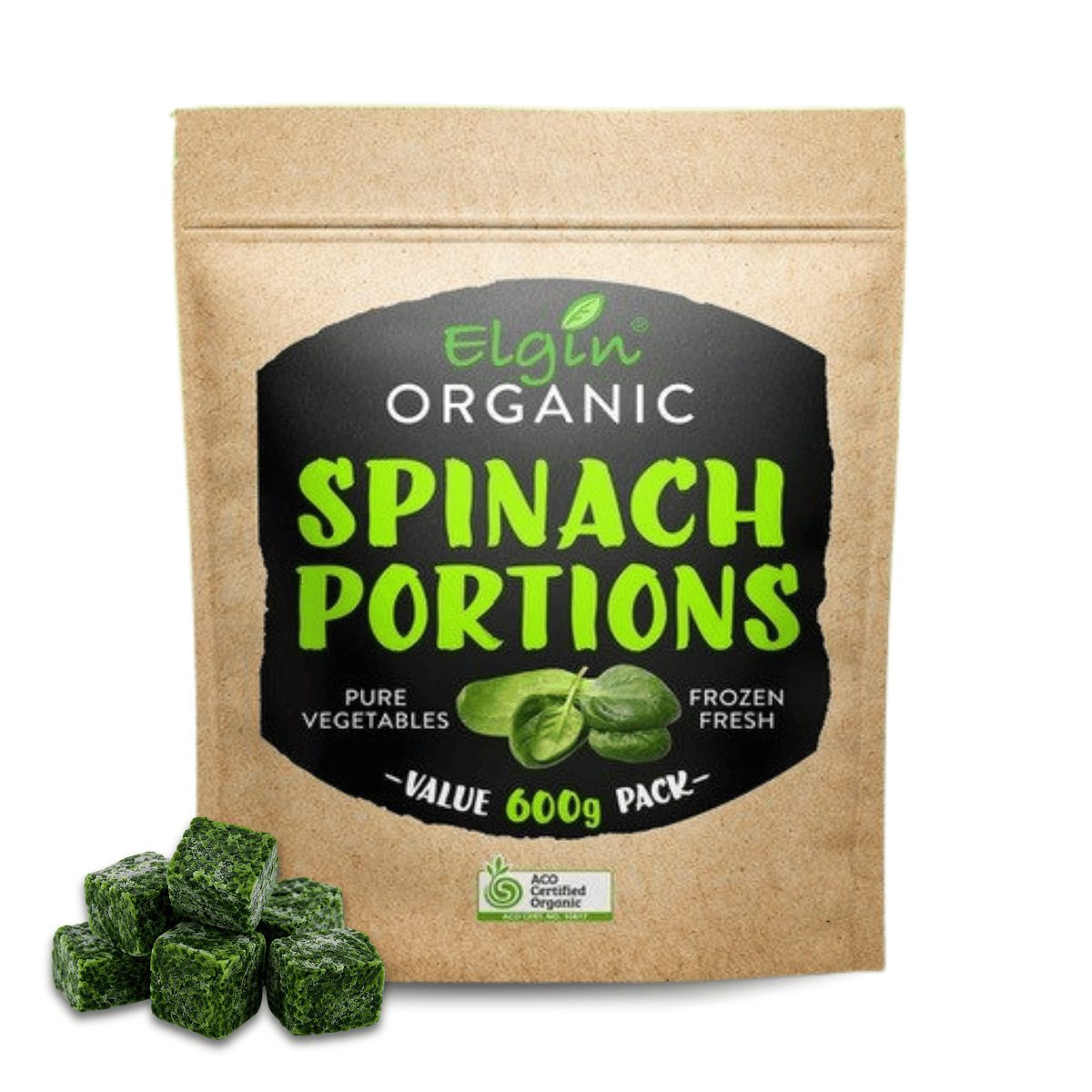 Elgin Organic Spinach 600g - Buy Online Sydney | Frozberries