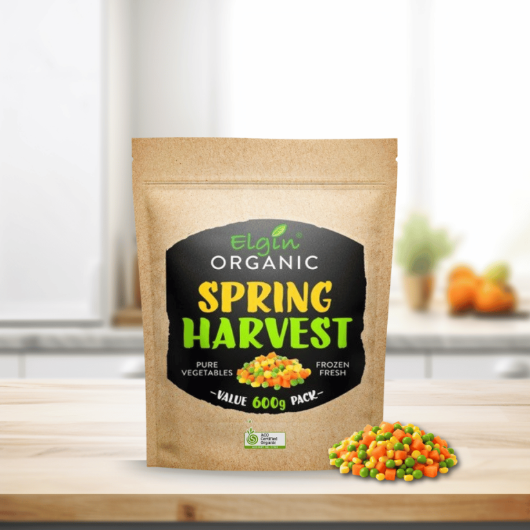 Elgin Organic Spring Harvest 600g - Buy Online Sydney | Frozberries
