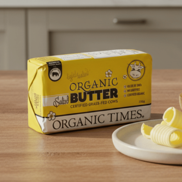 Organic Times Salted Butter 250g - Buy Online Sydney | Frozberries