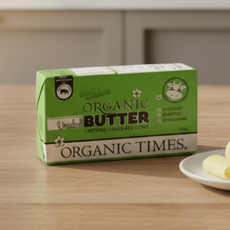 Organic Times Unsalted Butter 250g - Buy Online Sydney | Frozberries