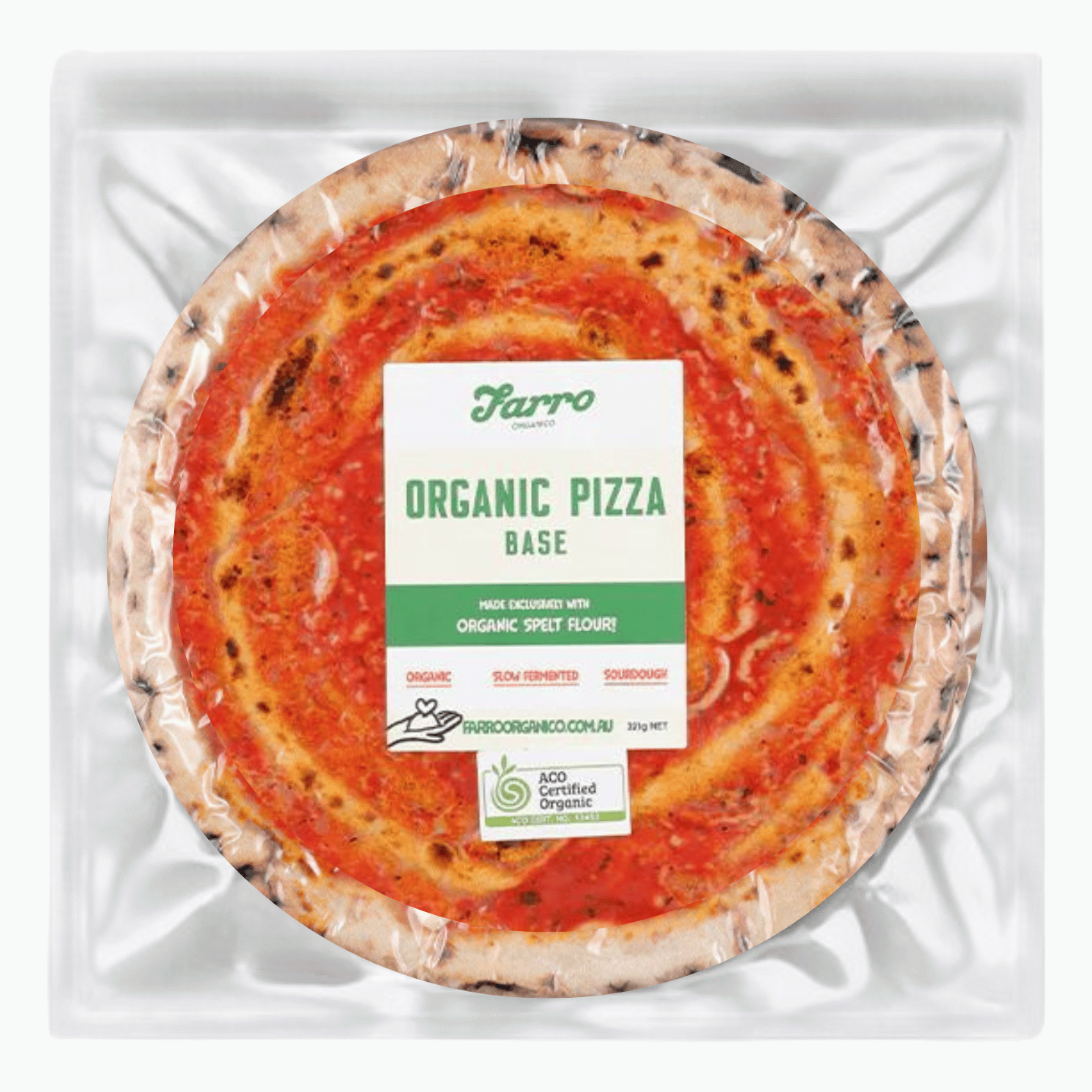 Farro Organic Spelt Pizza Base 10 Inch - Buy Online Sydney | Frozberries