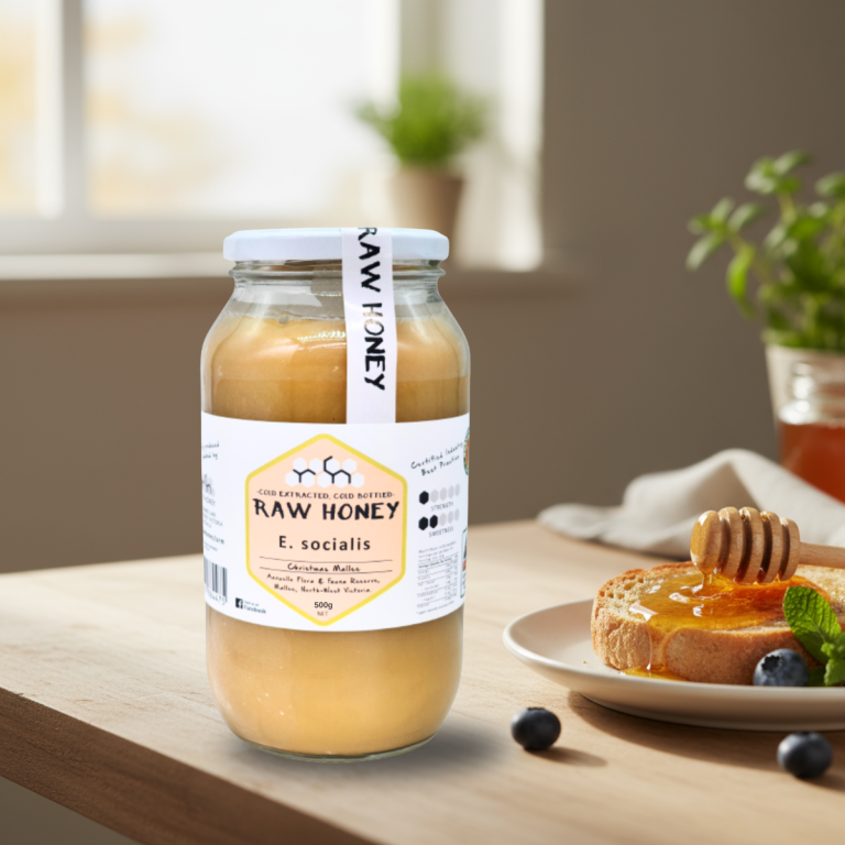 Raw Honey E. Socialis 500g - Buy Online Sydney | Frozberries