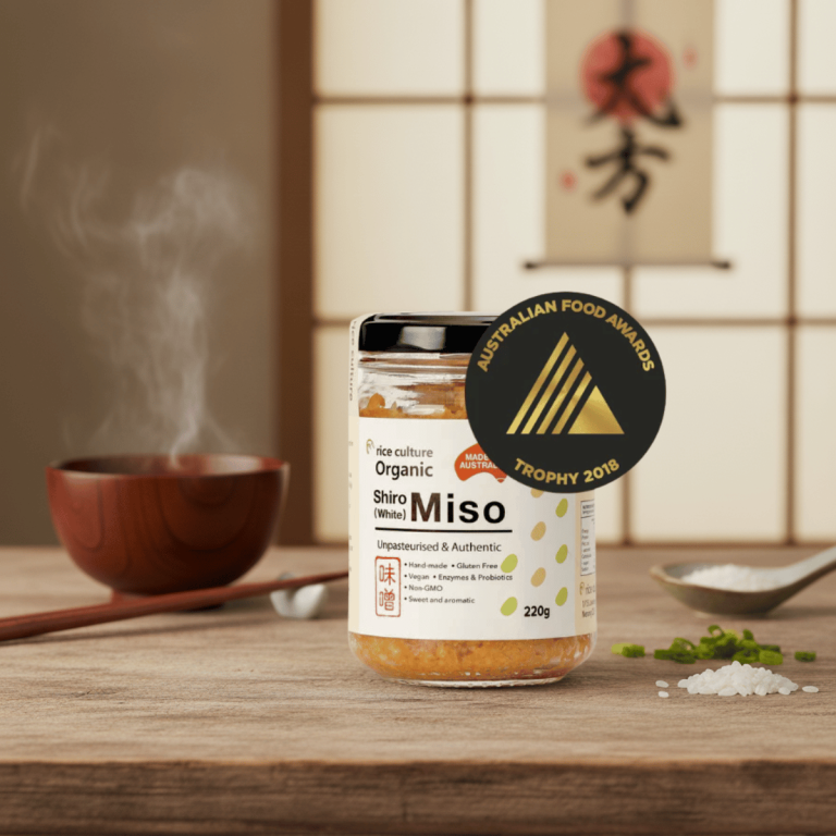 Rice Culture Organic Shiro ( White ) Miso 220g - Buy Online Sydney | Frozberries
