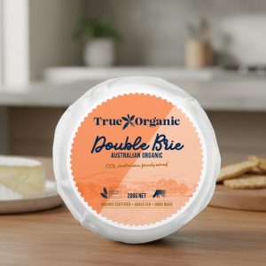 True Organic Double Cream Brie 200g - Buy Online Sydney | Frozberries