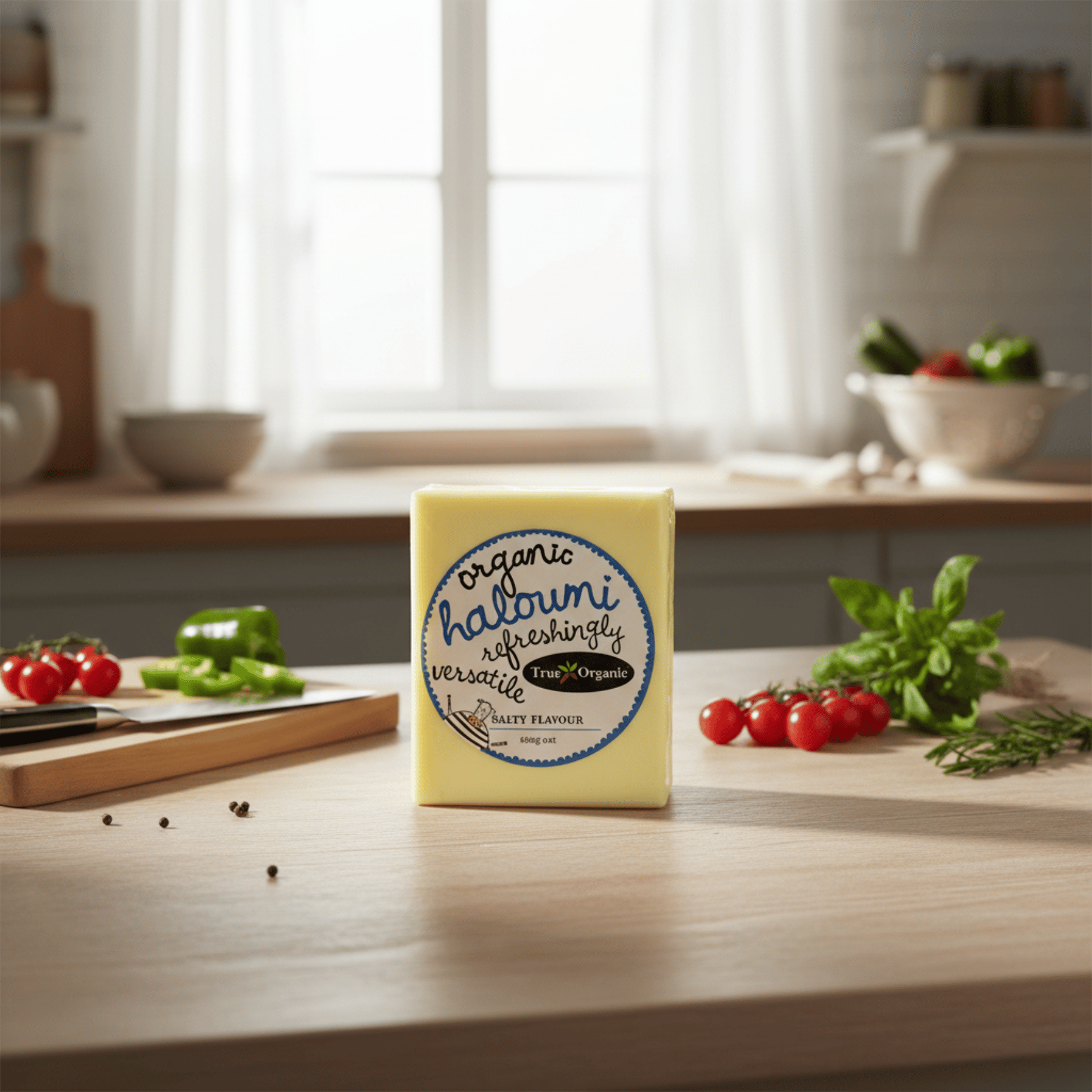 True Organics Lemnos Haloumi 180g - Buy Online Sydney | Frozberries