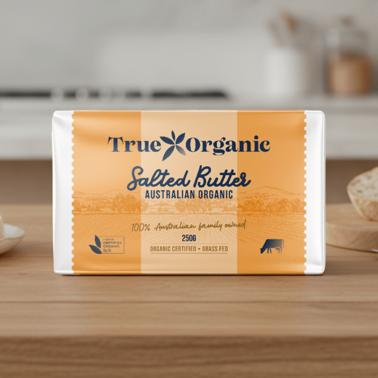 True Organic Salted Butter 250g - Buy Online Sydney | Frozberries