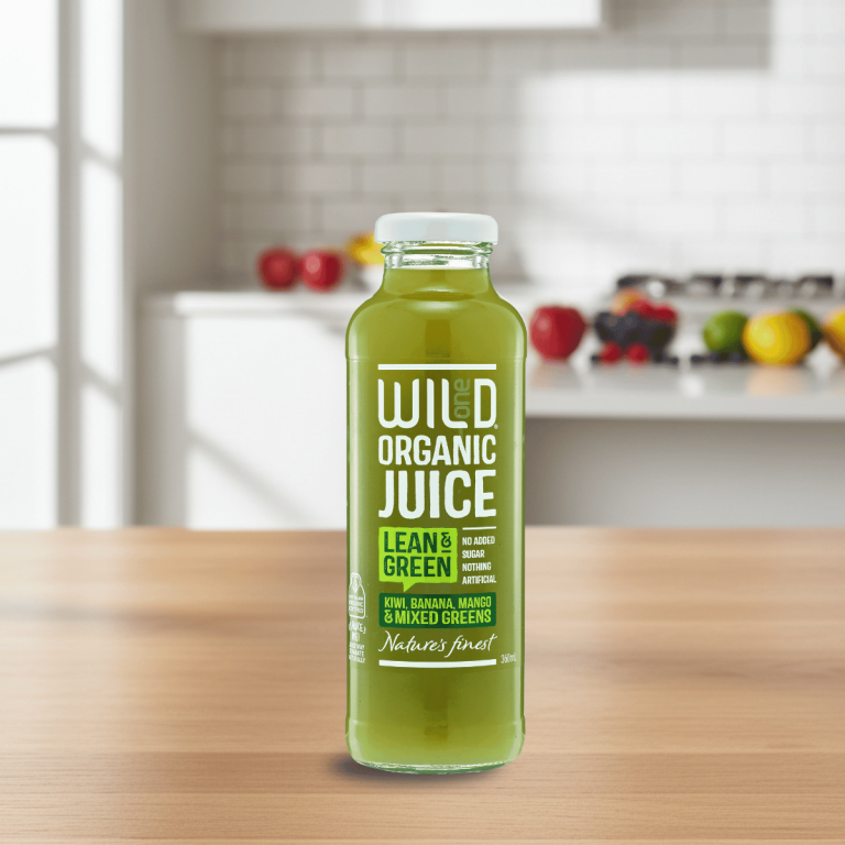 Wild One Organic Lean and Green Juice 360ml - Buy Online Sydney | Frozberries