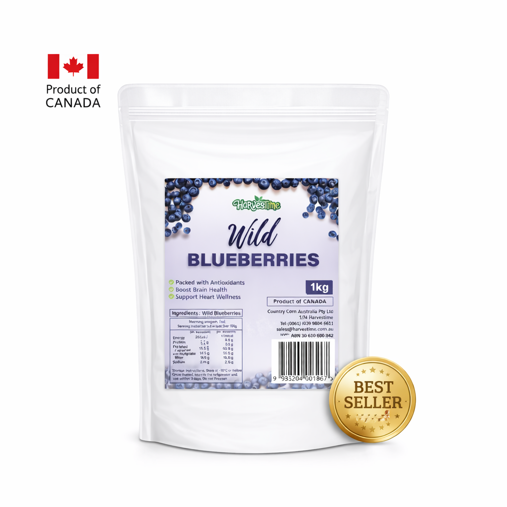 Harvestime Wild Blueberries 1Kg - Buy Blueberries Online Sydney NSW | Frozberries