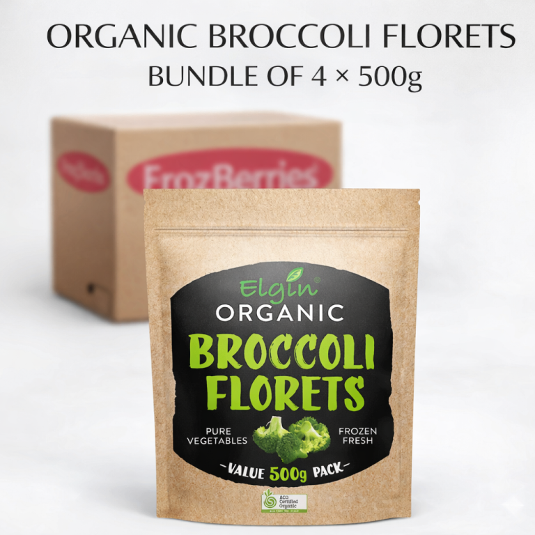 Elgin Organic Broccoli Bundle 4 x 500g @ $16/kg - Buy Broccoli Online Sydney NSW | Frozberries