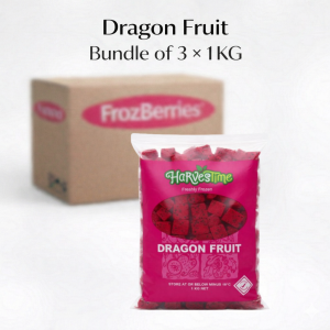 Harvestime Dragon Fruit Bundle 3 x 1kg @ $9.98/kg - Buy Product Online Sydney NSW | Frozberries