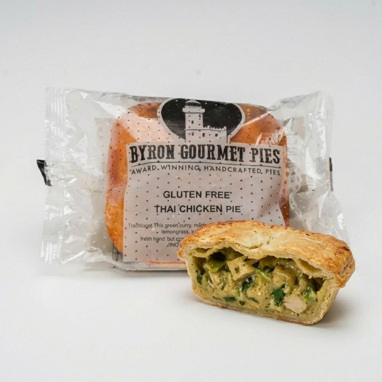 Byron Gourmet Gluten Free Thai Chicken Pie - Buy Product Online Sydney NSW | Frozberries