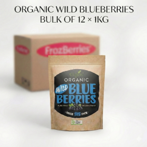 Elgin Organic Wild Blueberries Bulk 12 x 1kg @ $28/kg - Buy Blueberries Online Sydney NSW | Frozberries