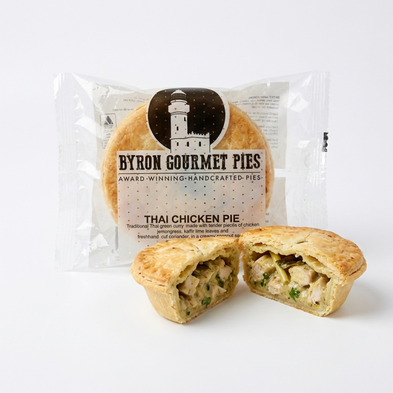 Byron Gourmet Thai Chicken Pie - Buy Product Online Sydney NSW | Frozberries