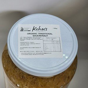 Kehoe's Organic Traditional Sauerkraut 1.95Kg - Buy Online Sydney | Frozberries