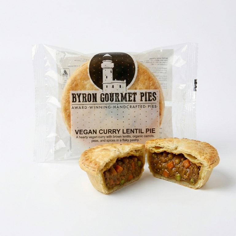 Byron Gourmet Vegan Curry Lentil Pie - Buy Product Online Sydney NSW | Frozberries