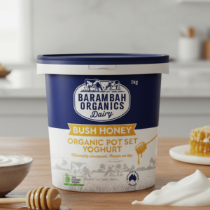 Barambah Organics Bush Honey Yoghurt 1kg - Buy Online Sydney | Frozberries