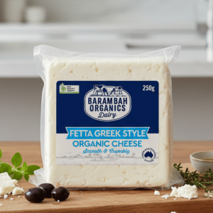Barambah Organics Feta Cheese 250g - Buy Online Sydney | Frozberries