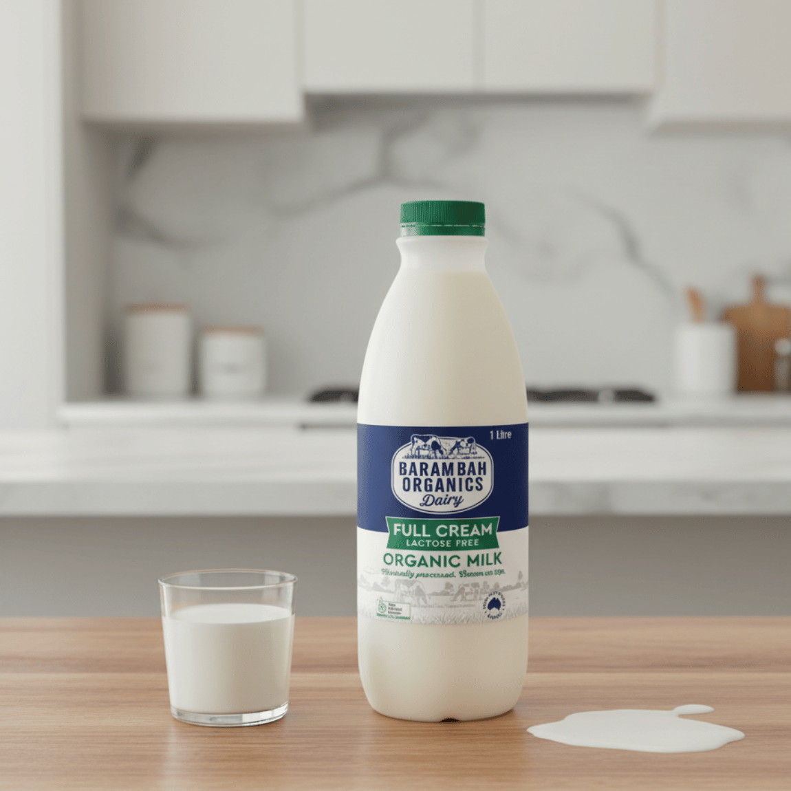 Barambah Organics Lactose Free Milk 1 Litre - Buy Online Sydney | Frozberries