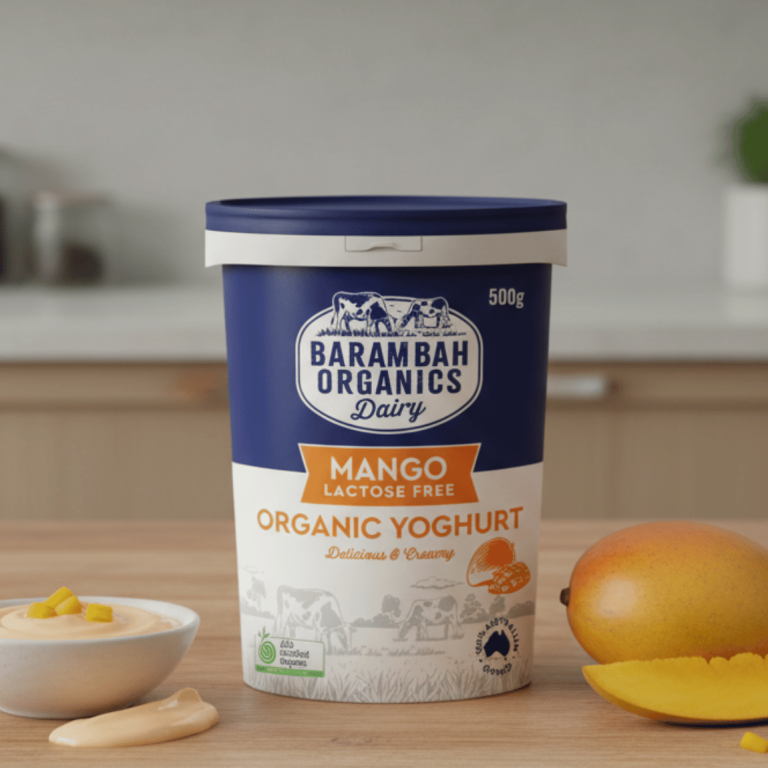 Barambah Organics Honey Yoghurt 500g - Buy Online Sydney | Frozberries