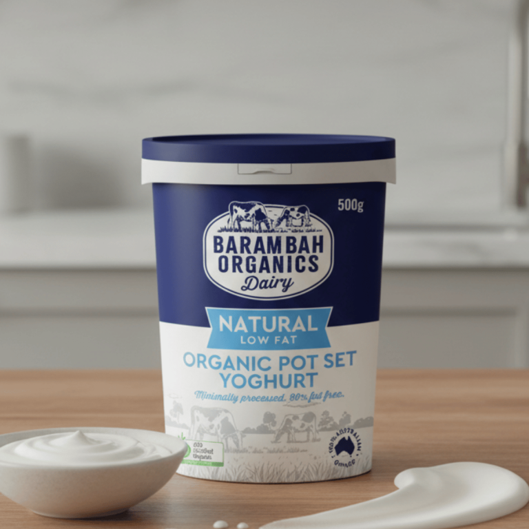 Barambah Organics Low Fat Yoghurt 500g - Buy Online Sydney | Frozberries