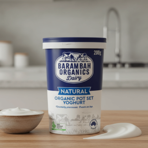Barambah Organics Natural Yoghurt 200g - Buy Online Sydney | Frozberries