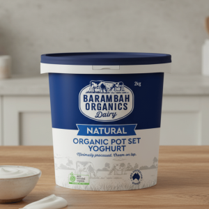 Barambah Organics Natural Yoghurt 2kg - Buy Online Sydney | Frozberries