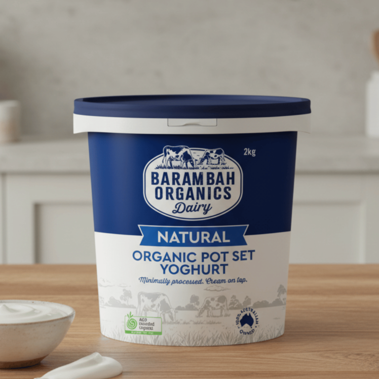 Barambah Organics Natural Yoghurt 2kg - Buy Online Sydney | Frozberries