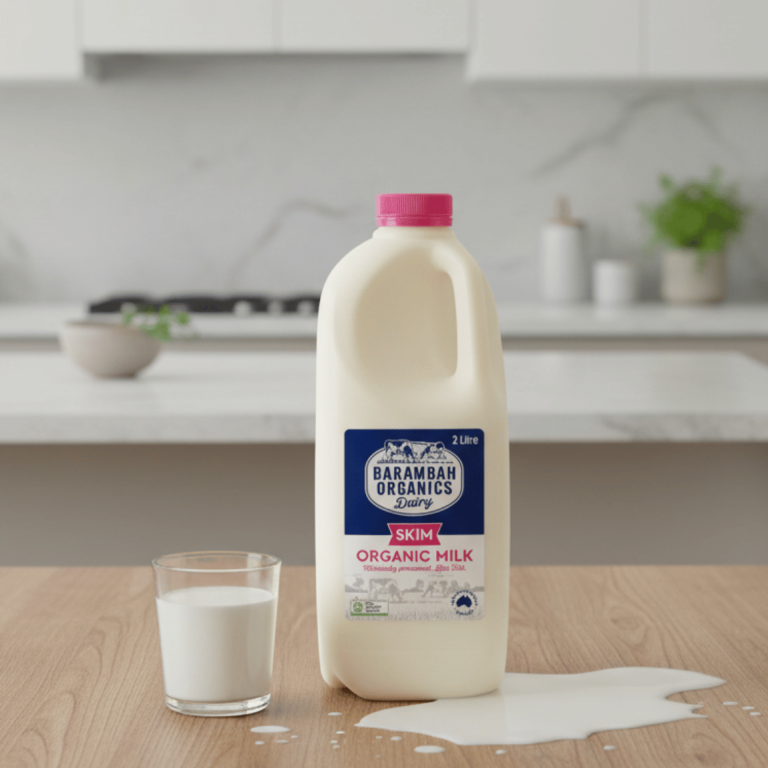 Barambah Organics Skim Milk 2 Litre - Buy Online Sydney | Frozberries