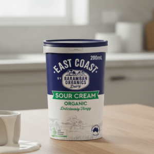 Barambah Organics Sour Cream 200ml - Buy Online Sydney | Frozberries